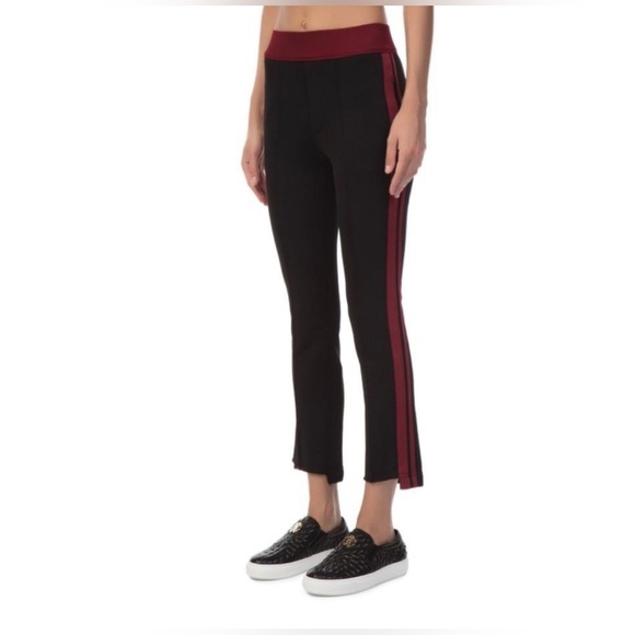 Helmut Lang Technical Track Black Pants Trousers Side Red Stripe Large $445 EUC - Picture 5 of 15